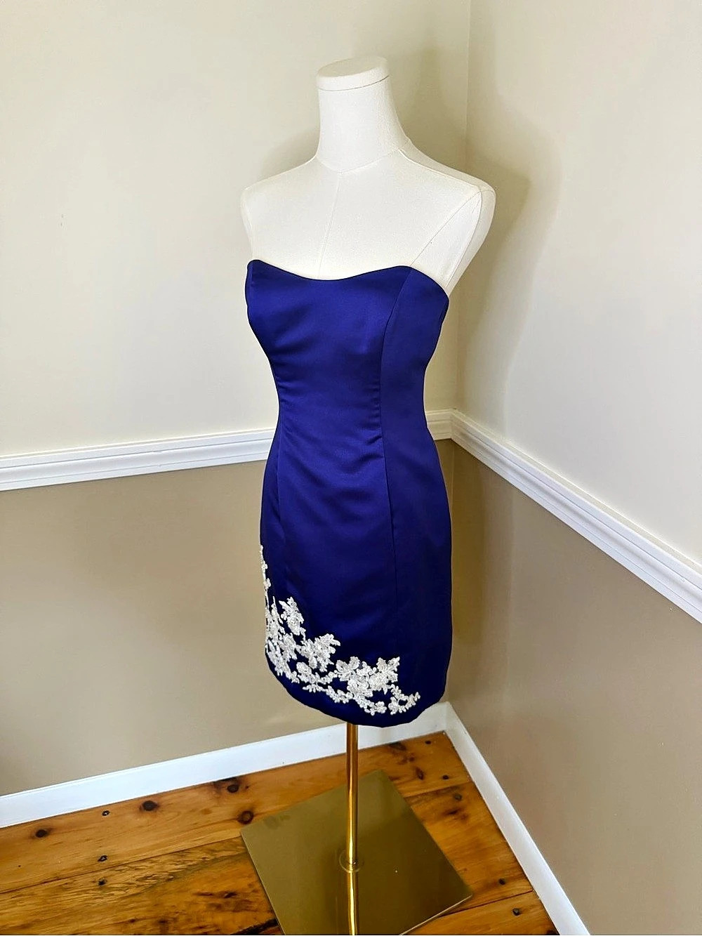 Disney fairytale weddings Alfred Angelo strapless dress homecoming cocktail